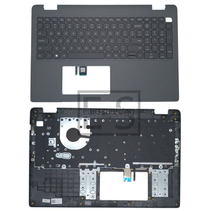 Dell 0DVR0W DVR0W US Layout Backlit Palmrest Replacement Laptop Keyboard Black