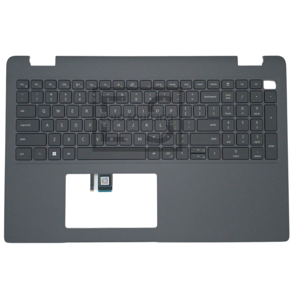 Dell 0DVR0W DVR0W US Layout Backlit Palmrest Replacement Laptop Keyboard Black