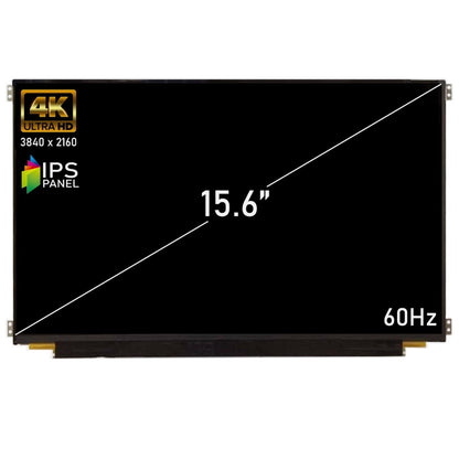 15.6" LCD Screen For Sharp LQ156D1JW02 4K IPS Display 40 Pins With Brackets