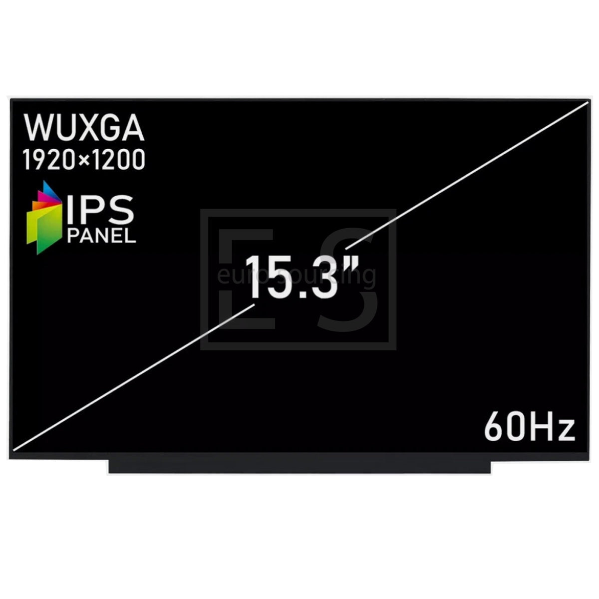B153UAN03.0 HW0A 15.3" LED LCD WUXGA Laptop Replacement Screen