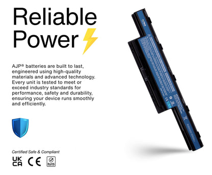 AJP Laptop Battery for Acer Aspire 4741 / 4741-4-3S2P(A1) 10.8V 56Wh 5200mAh 6-Cell Replacement Li-ion Battery