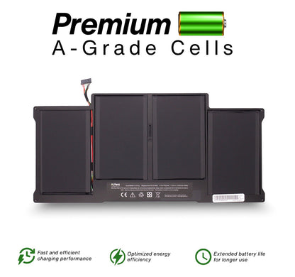 AJP Replacement Laptop Battery for MacBook A1405 / A1405-H-68-2S2P 7.4V 7200mAh 4-Cell High-Capacity Li-ion