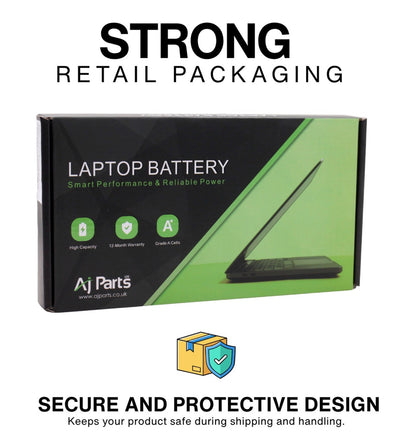 Brand AJP MacBook A1406, A1406-68-2S2P 7.3V 5200mAh 38Wh 4-Cell Li-ion Replacement Laptop Battery Black