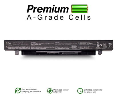 AJP High-Capacity Li-ion Battery for ASUS X550 / X550-4-4S1P 14.4V 2200mAh, 32Wh 4-Cell Replacement Laptop Battery