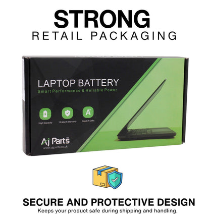 Dell YRDD6 YRDD6-3S1P 3-Cell 11.4V 3600mAh / 41Wh Li-ion High Capacity Replacement AJP Laptop Battery Black