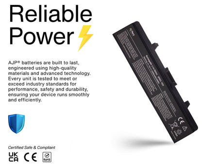 AJP Laptop Battery for Dell Inspiron 1525 11.1V 6-Cell (1525-4-3S2P) 5200mAh 58Wh High Capacity Replacement Battery