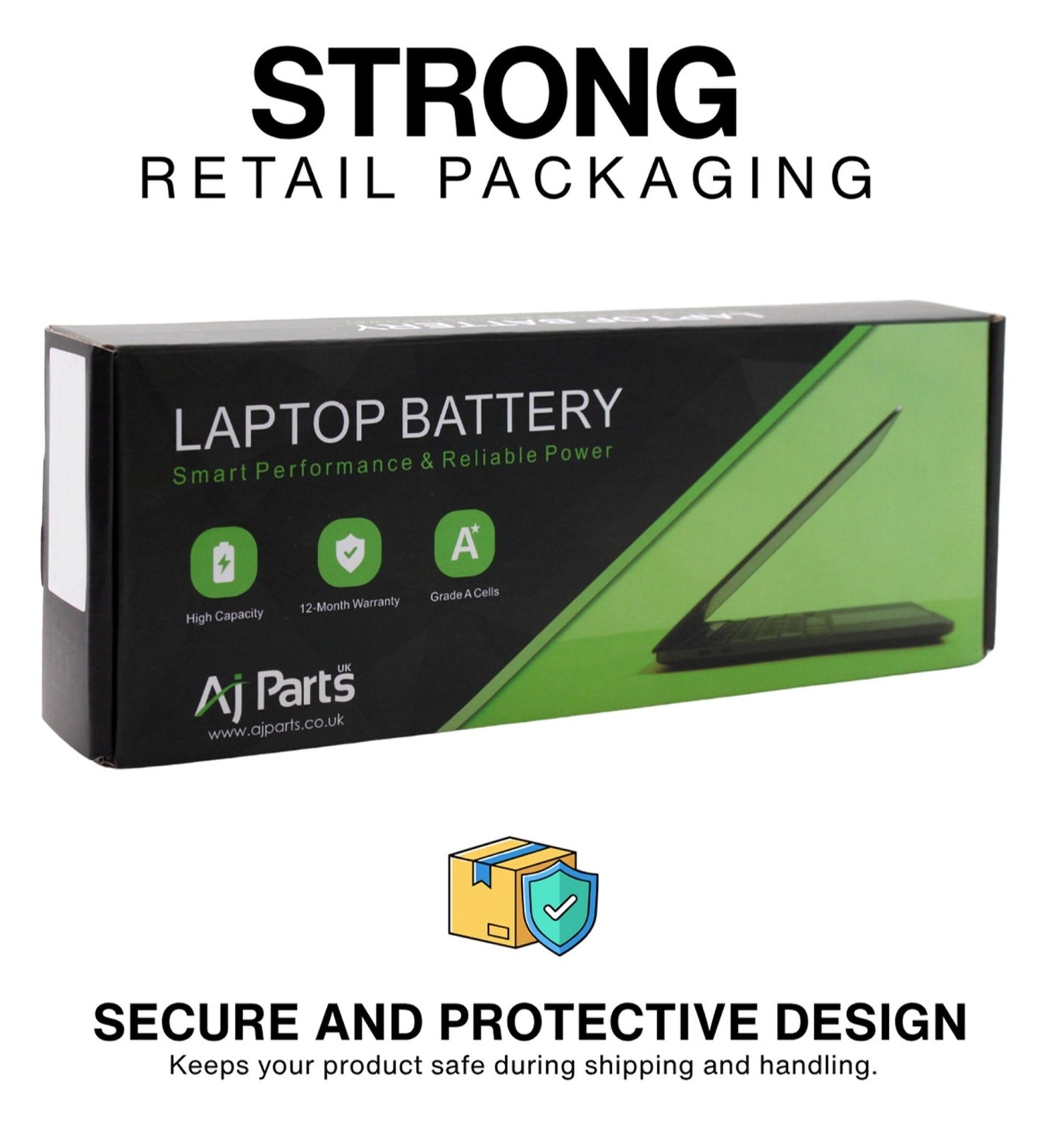 AJP Laptop Battery for Dell Inspiron 1525 11.1V 6-Cell (1525-4-3S2P) 5200mAh 58Wh High Capacity Replacement Battery