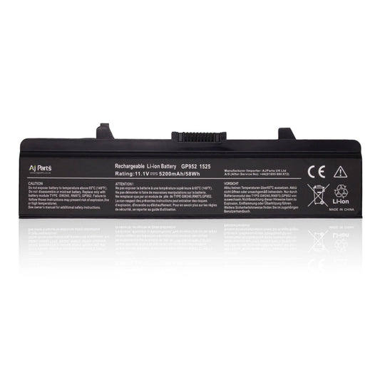 AJP Laptop Battery for Dell Inspiron 1525 11.1V 6-Cell (1525-4-3S2P) 5200mAh 58Wh High Capacity Replacement Battery