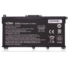 Replacement HP HT03 / HT03-3S1P 3-Cell 11.4V 3400mAh (39Wh) AJP Laptop Battery