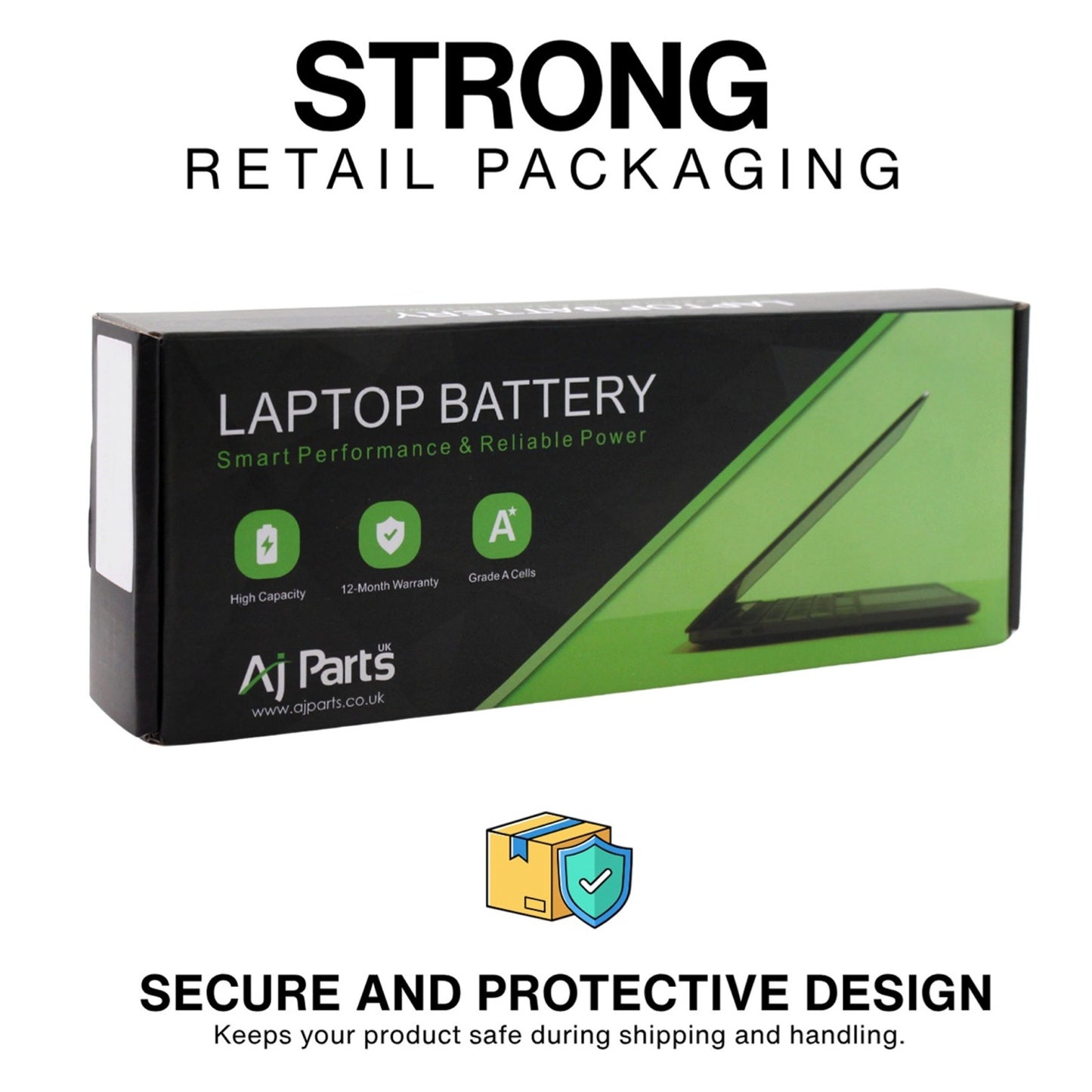 Brand AJP Battery for HP CQ42, CQ42-4-3S2P 10.8V 5200mAh (56Wh) 6-Cell Replacement Laptop Battery