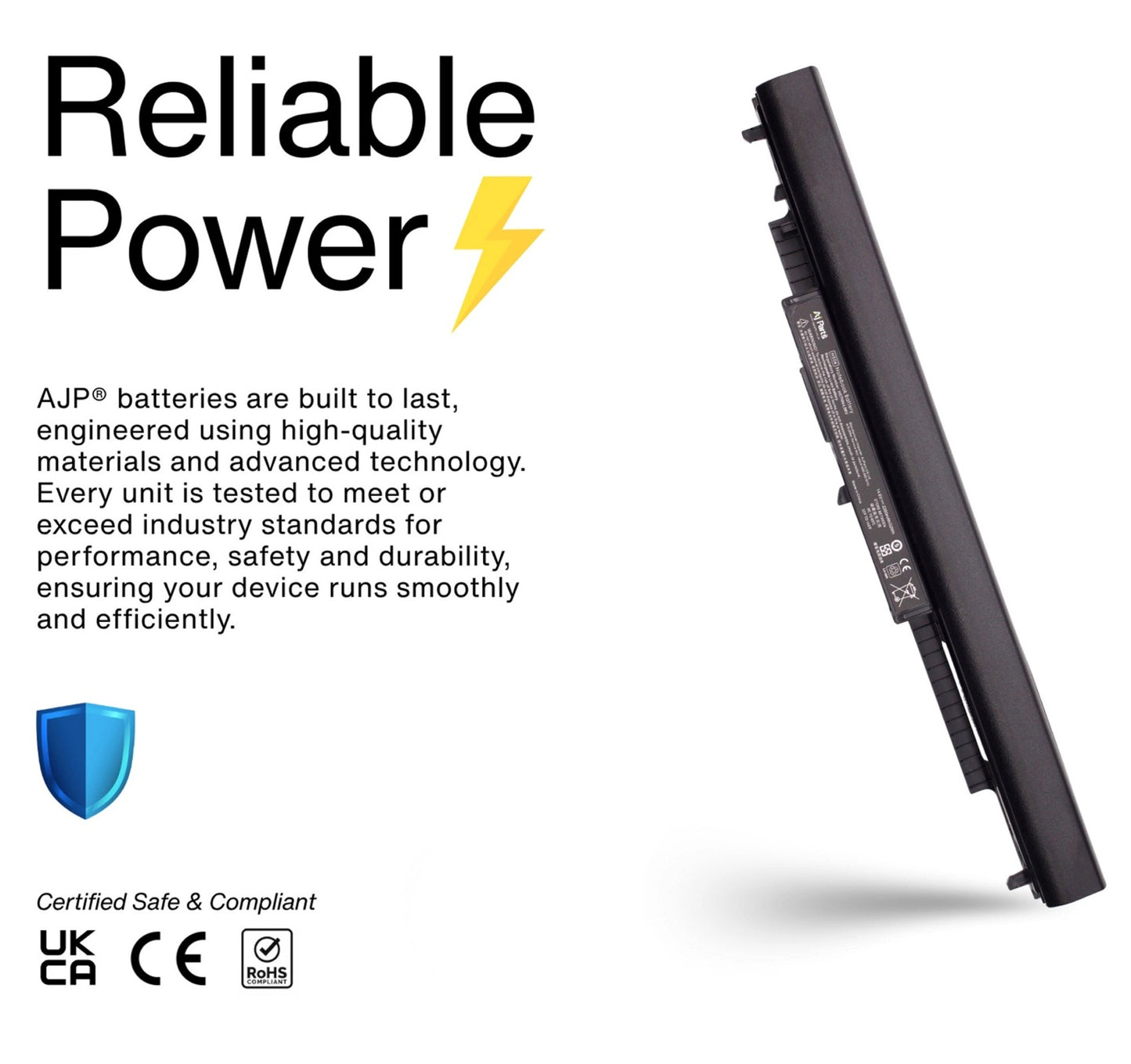 AJP HP HS04 / HS04-4-4S1P 4-Cell 14.6V 2200mAh (32Wh) Li-ion Replacement Laptop Battery Black