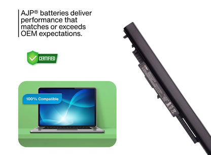 AJP HP HS04 / HS04-4-4S1P 4-Cell 14.6V 2200mAh (32Wh) Li-ion Replacement Laptop Battery Black