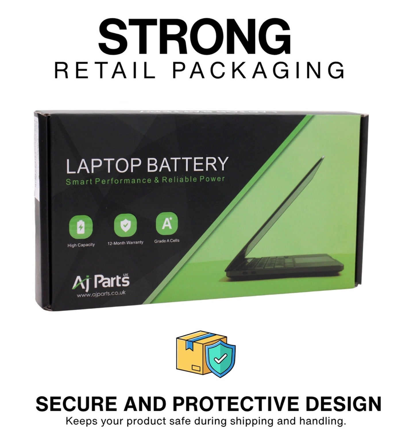 AJP CS03 / CS03-S-ZY 3-Cell 11.4V 4100mAh (47Wh) Li-ion Replacement Laptop Battery for HP