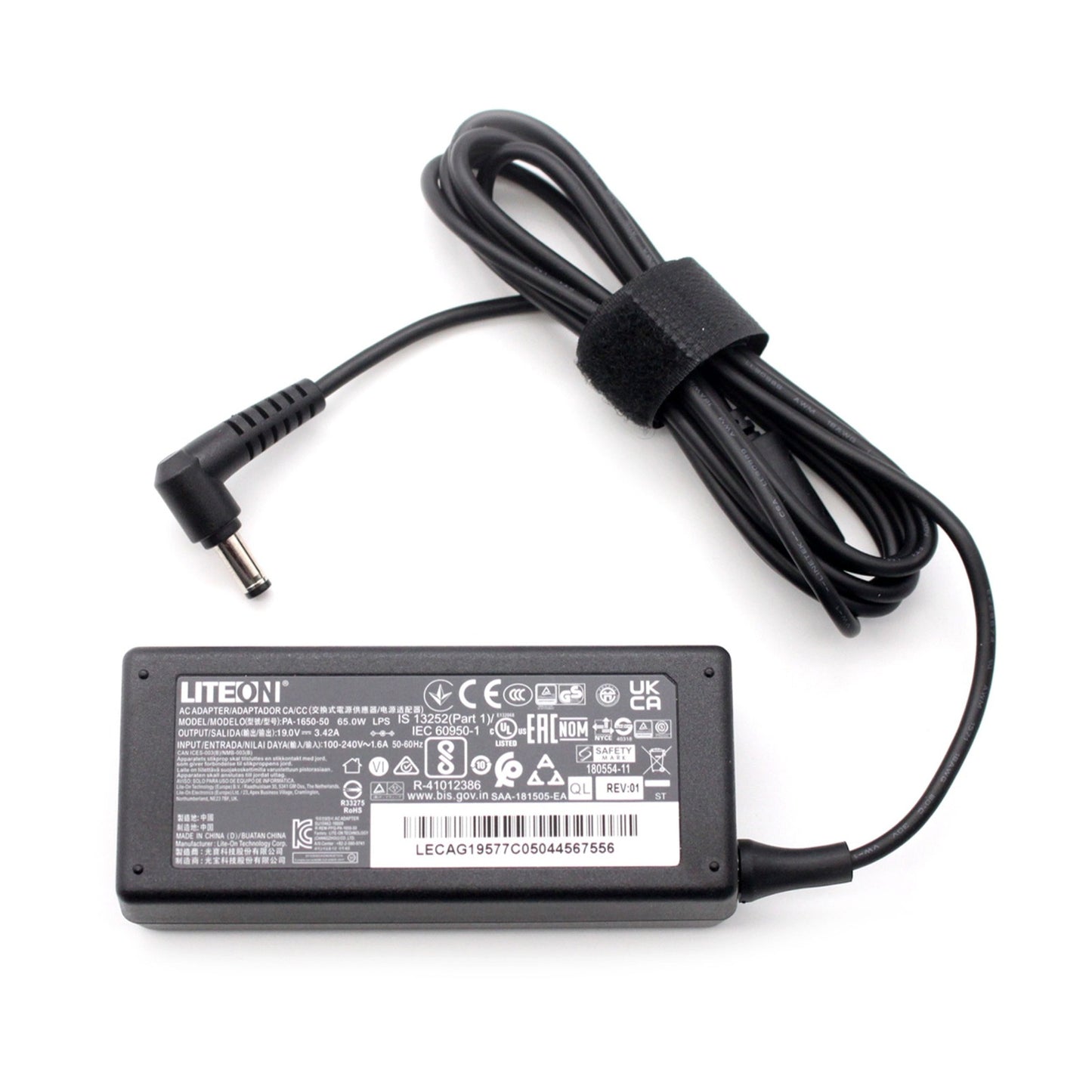 New LITEON 65W 19V 3.42A 5.5mm x 2.5mm Barrel Tip Laptop AC Adapter Charger