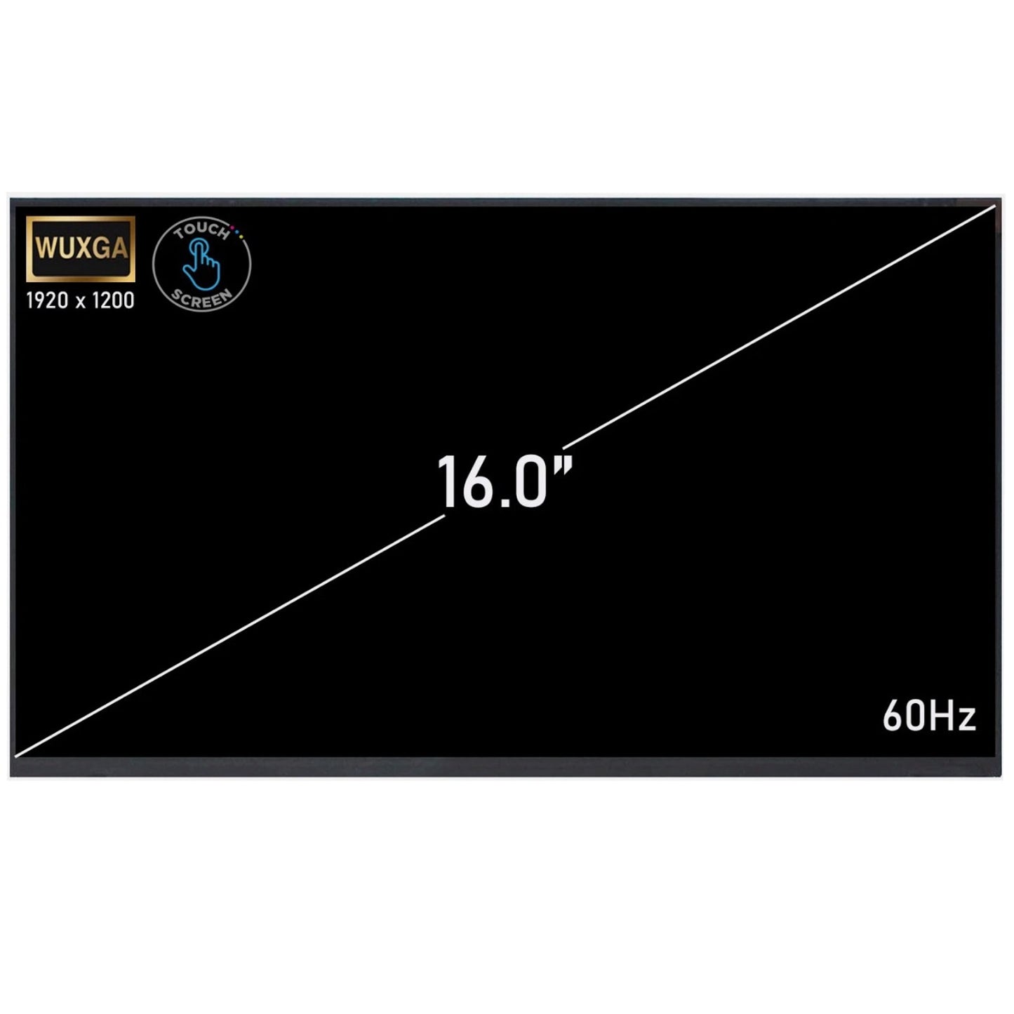 NV160WUM-T01 16.0" Matte IPS WUXGA Laptop Replacement Screen