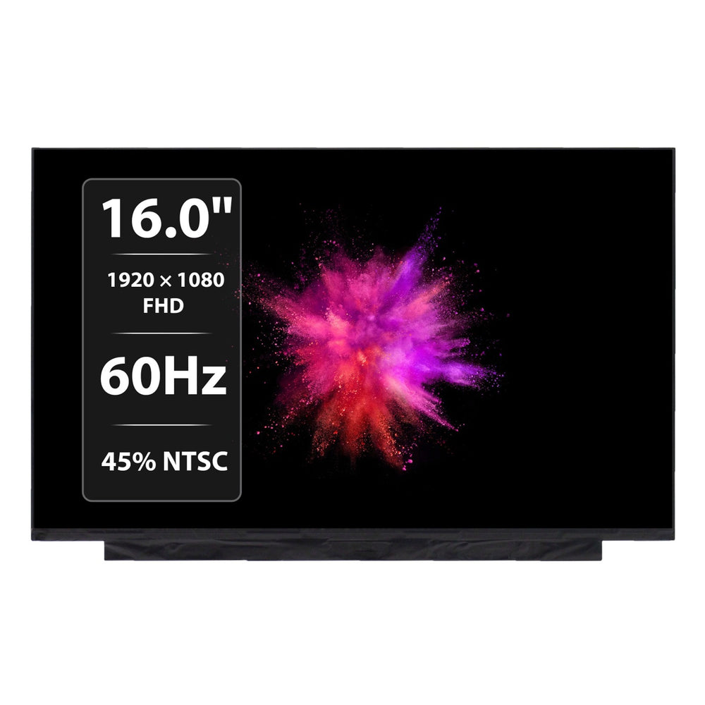 Replacement For BOE Hydis DV160FHM-N20 16.0" LED LCD 1920x1080 FHD IPS 45% NTSC 30pins Laptop Screen Display