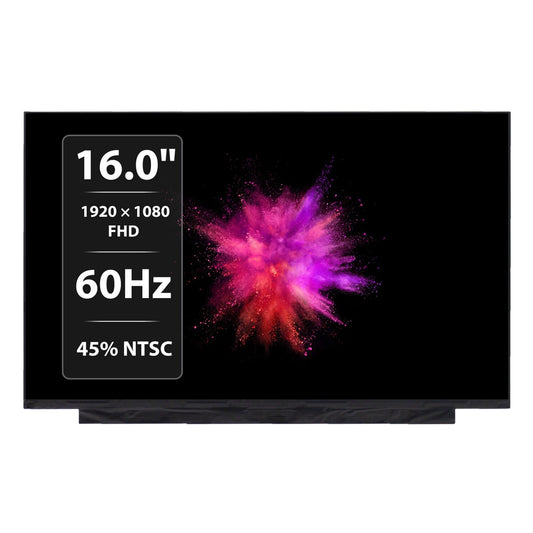 Replacement For BOE Hydis DV160FHM-N20 16.0" LED LCD 1920x1080 FHD IPS 45% NTSC 30pins Laptop Screen Display
