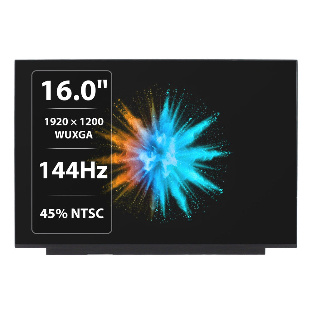 Replacement for CSOT MNG007QX2-2 16.0" LED LCD 1920 x 1200 (WUXGA / FHD+) 144Hz 45% NTSC Non-Touch 40Pin Laptop Screen Panel