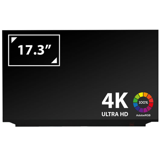 Replacement For B173ZAN03.0 17.3" UHD IPS LED LCD Laptop Screen Display Panel 20mm Connector 40pin Matte