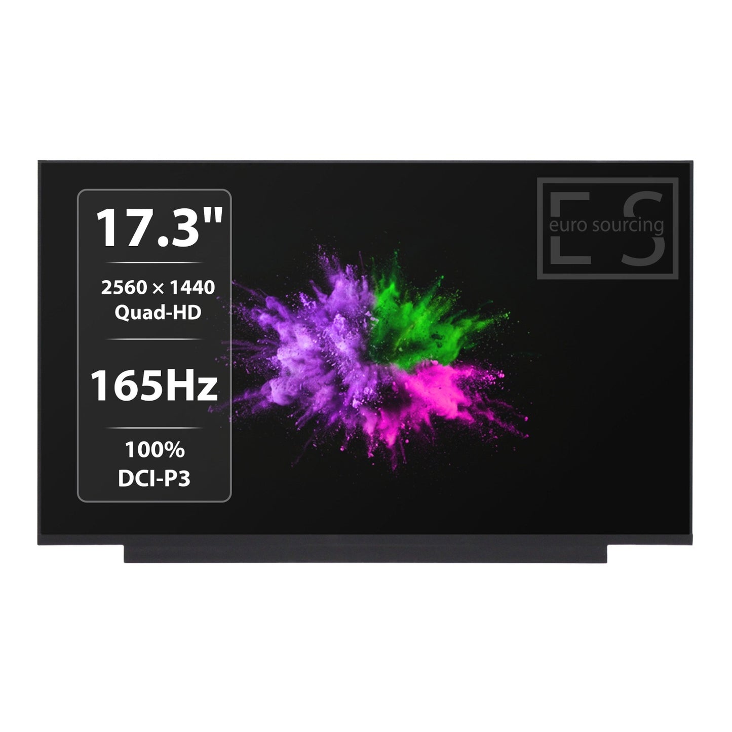 BOE NE173QHM-NY9 17.3" LED LCD IPS Quad-HD Non-Touch Replacement Laptop Screen