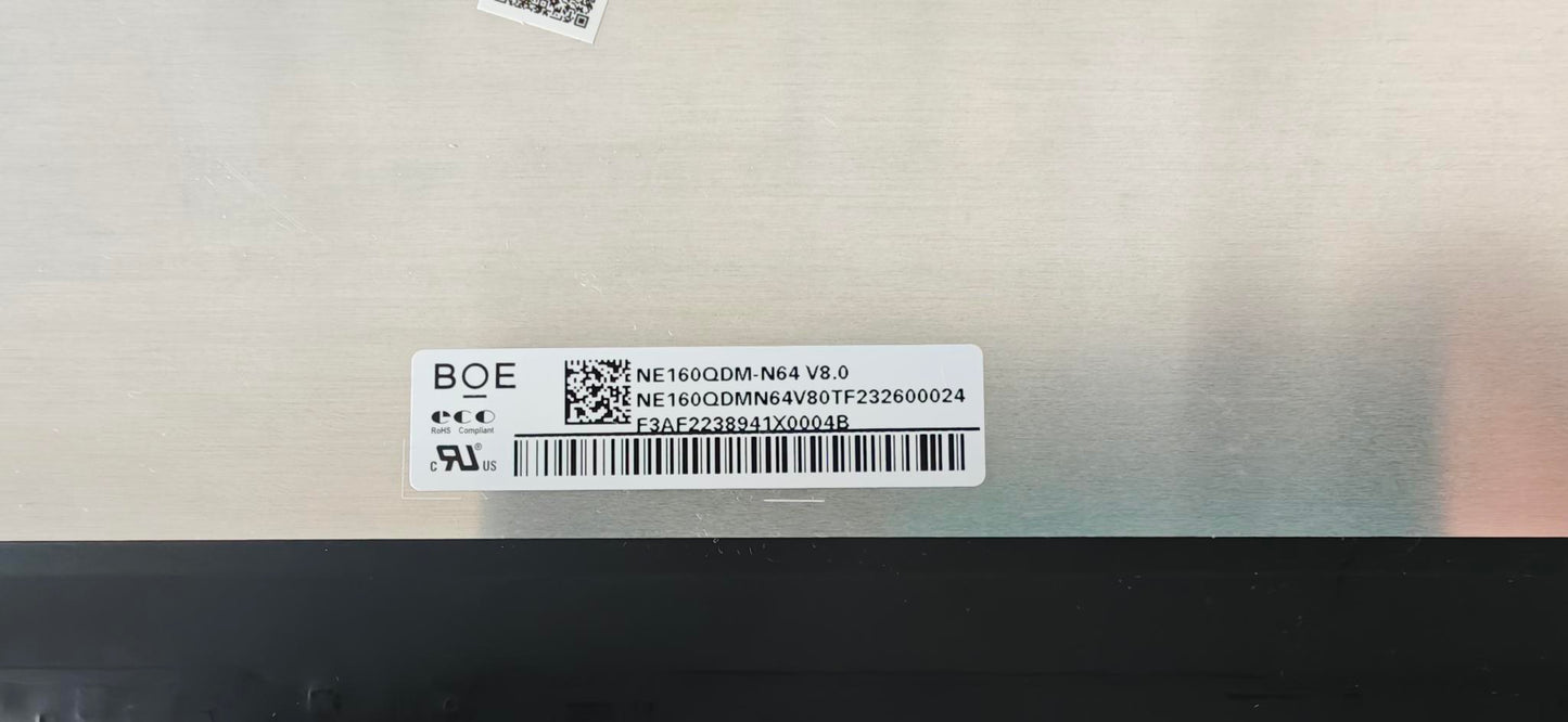 Refurbished - NE160QDM-N64 16.0" LED LCD WQXGA Laptop Replacement Screen