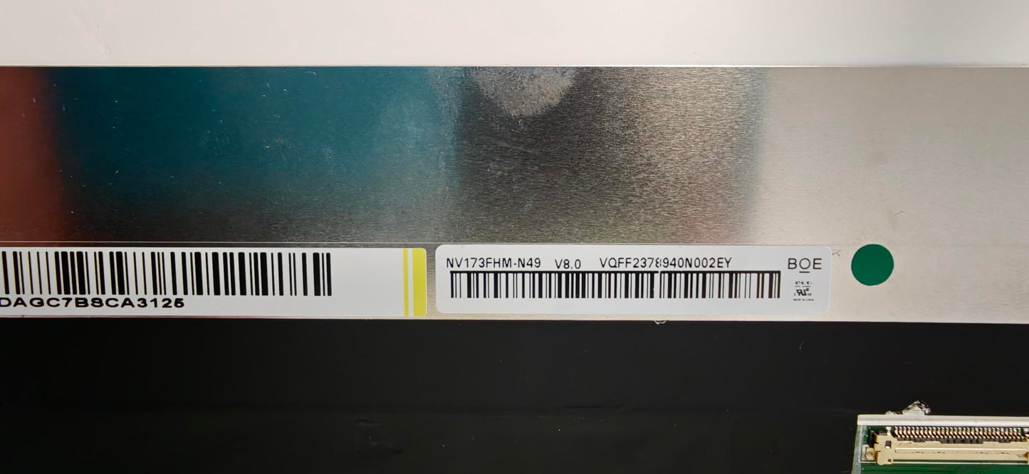 Refurbished - NV173FHM-N49 17.3" Matte LED LCD FHD IPS Laptop Replacement Screen
