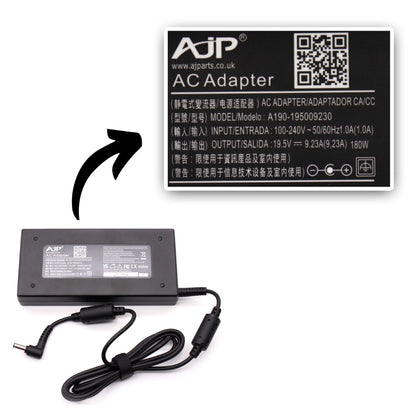 Ładowarka sieciowa Asus 0A001-00263300 180 W kompatybilna z 5,5 mm x 2,5 mm 