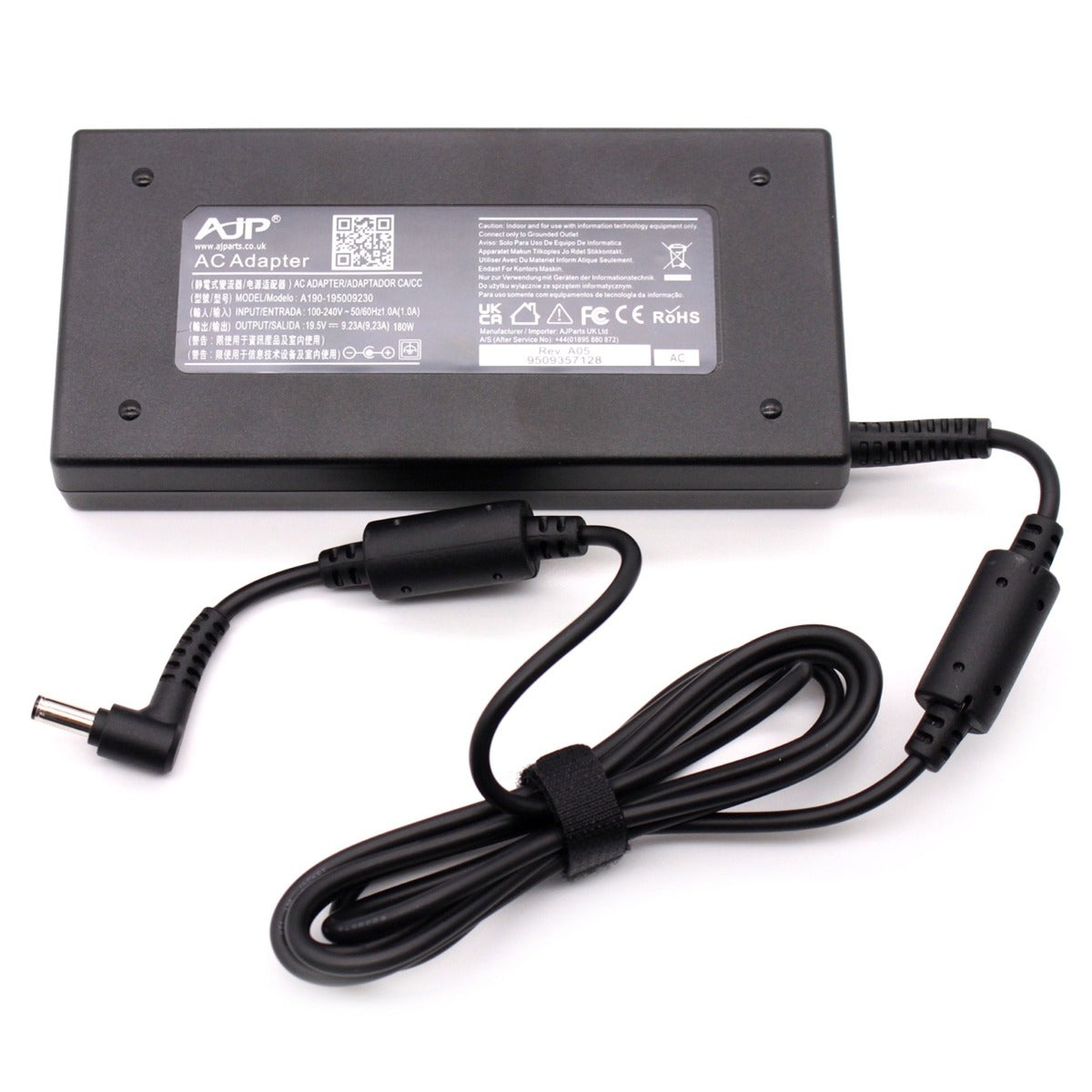 MSI GF65 Thin 9SEXR-249 180W Compatible Adapter Charger 5.5MM x 2.5MM