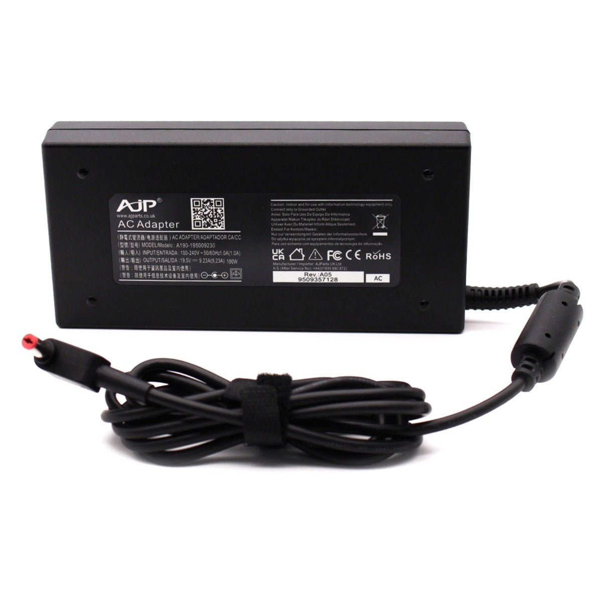 AJP Adapter For ADP-180TB FBM 180W 19.5V 9.23A 5.5MM X 1.7MM Gaming Laptop Adapter Power Supply