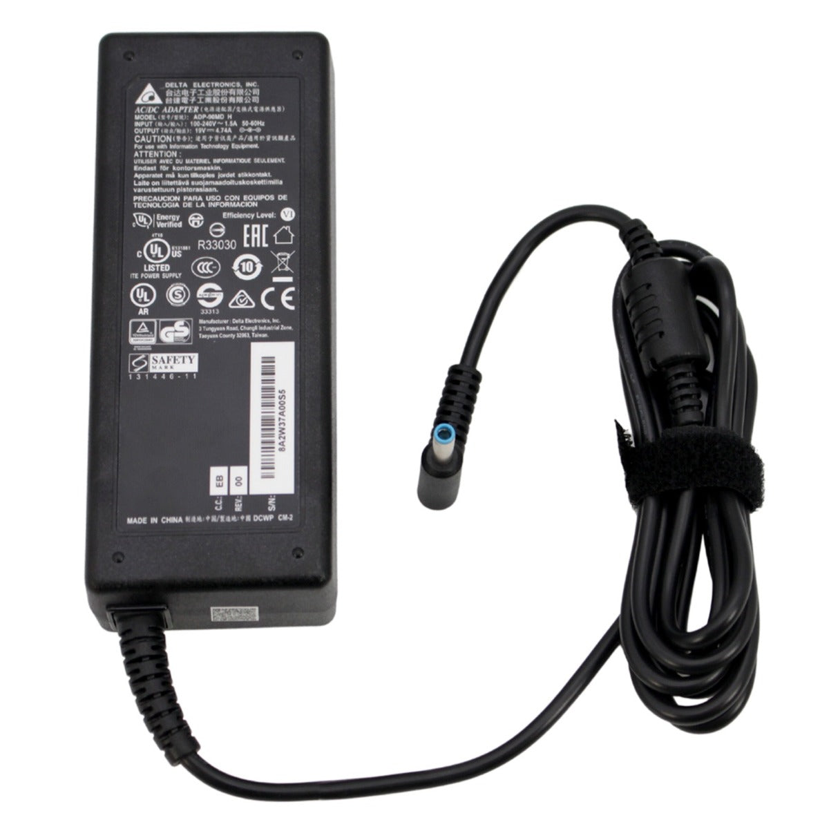 New Genuine Delta 90W 19V 4.74A Laptop Adapter 4.5mm x 3.0mm Blue Tip Power Charger