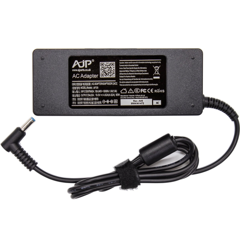 New Replacement for 19.5V 4.62A Center Pin AJP Brand 90W 4.5MM x 3.0MM Ac Charger Adapter