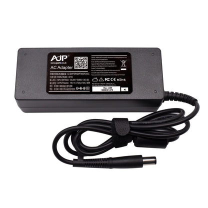 New Replacement for HP 19V 4.74A Center Pin AJP Brand 90W 7.4MM x 5.0MM Adapter Charger Compatible With HP ELITEBOOK 8460P