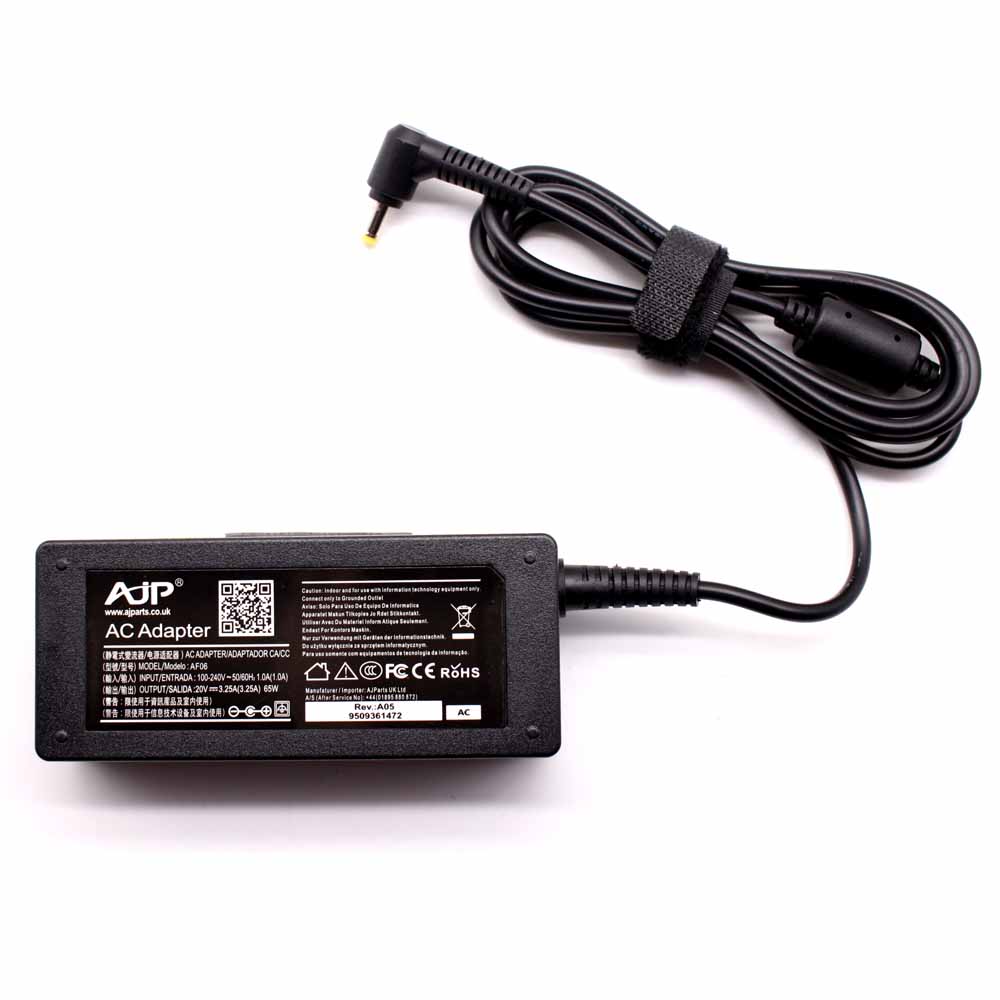 New Replacement For AJP Adapter For Lenovo 20V 3.25A 65W 4.0mm X 1.7mm Compatible With 81MV00H9US