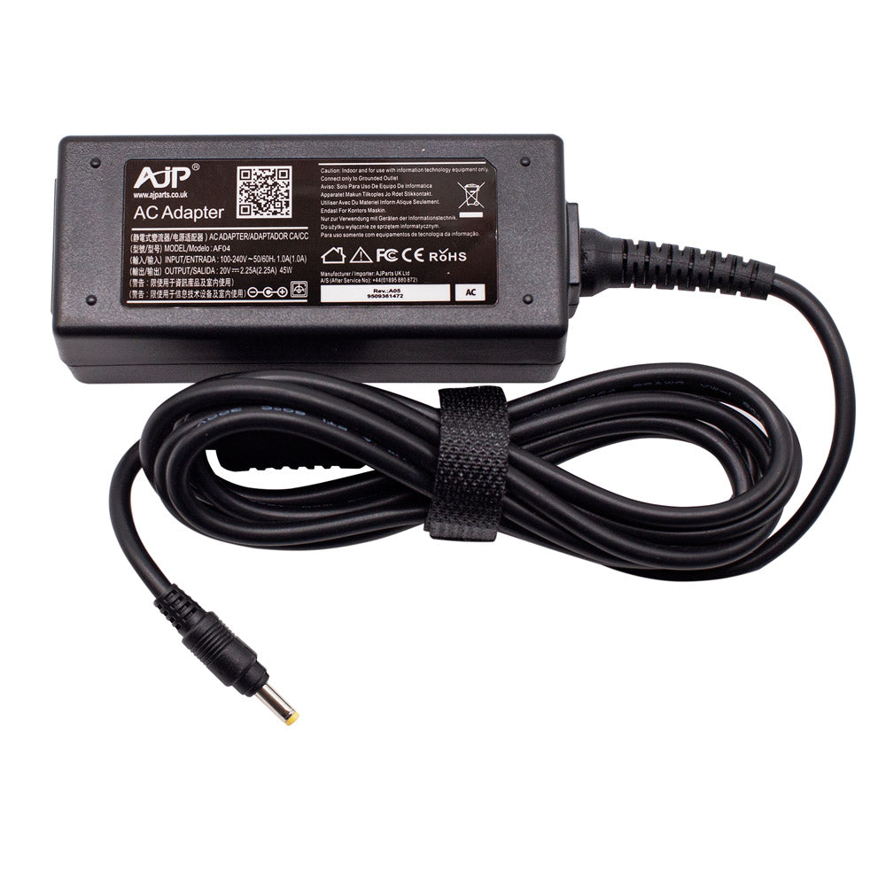 Lenovo IdeaPad 1 15IGL7(82VX) 20V 2.25A 45W AC Adapter Power Charger 4.0 MM x 1.7 MM