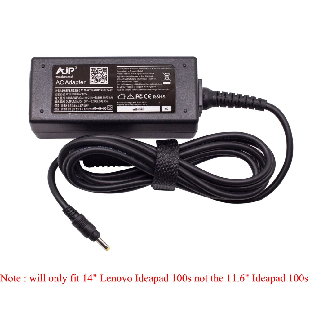 New Replacement For Lenovo 20V 2.25A 45W AC Adapter Power Charger 4.0 MM x 1.7 MM Compatible With LENOVO IDEAPAD 530S-14IKB