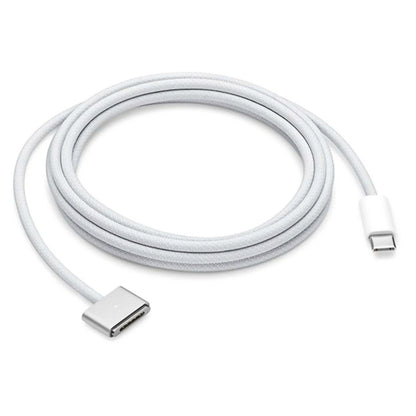 Replacement For MacBook Pro Air (M2, 2022) White USB Type C to Magsafe 3 Magnetic Fast Charging Cable Cord 2M Line