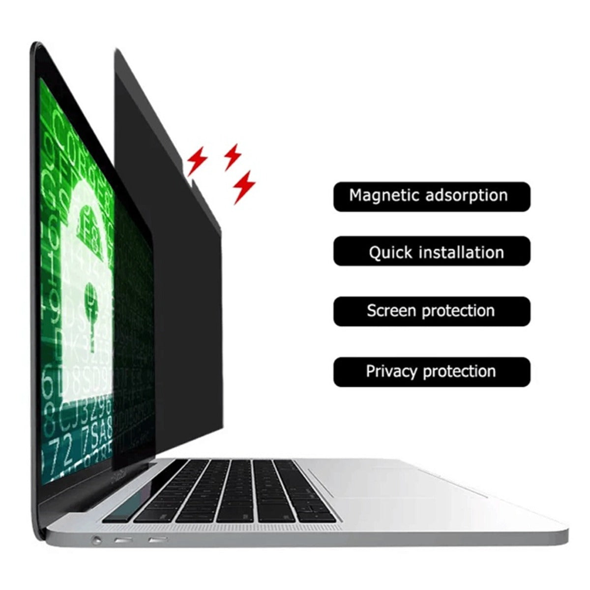 AJP Brand For Magnetic Privacy Screen Protector Anti-Blue Eye & Data Protector