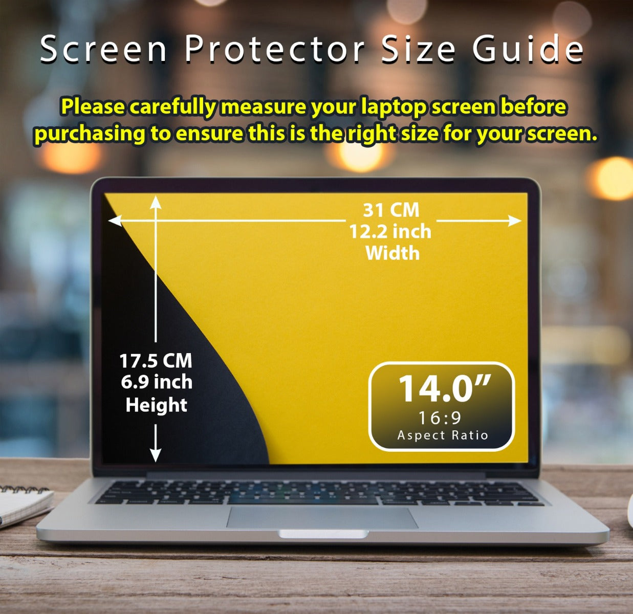 14 Inch Laptop Privacy Screen Filter Protector Film-1 Anti-glare Anti-UV