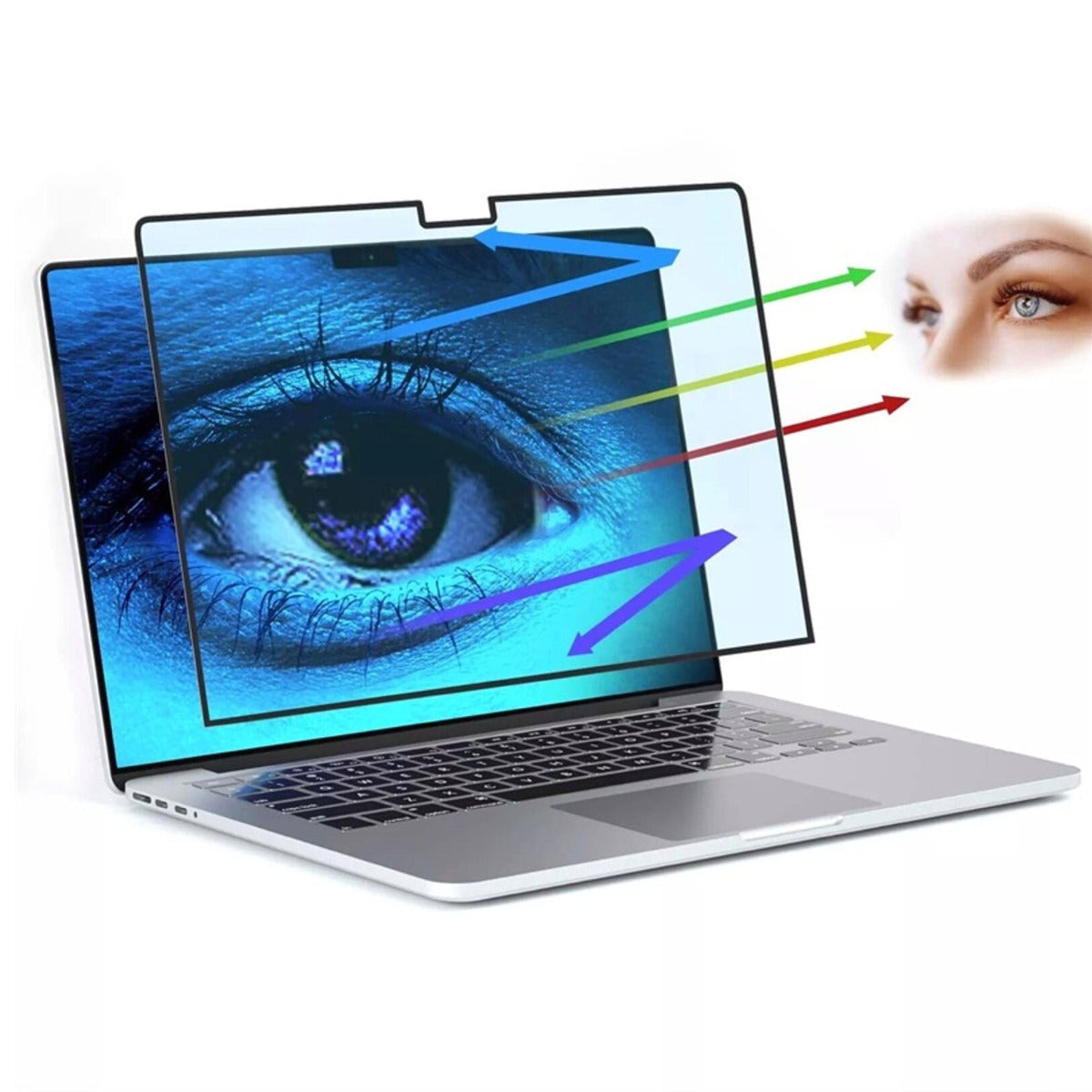 Magnetic 15.6 Inch Anti Blue Light Screen filter Protector Cover 16:9 Laptop