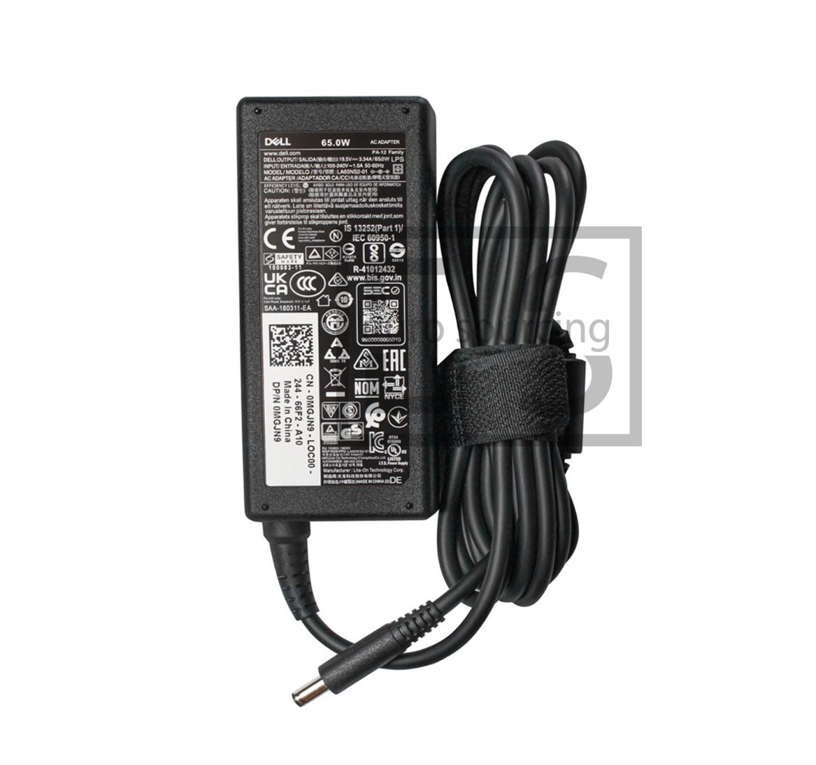 New Dell Adapter for 19.5V 3.34A 65W AC Adapter 4.5mm X 3.0mm Laptop Power Charger Compatible With DELL VOSTRO 15 3558