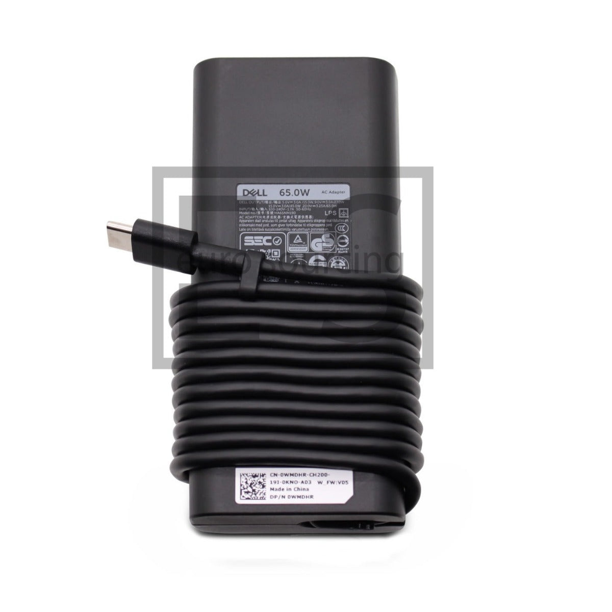 Dell 006WHV 06WHV 65W Type-C Dell Brand Adapter USB-C Power Charger