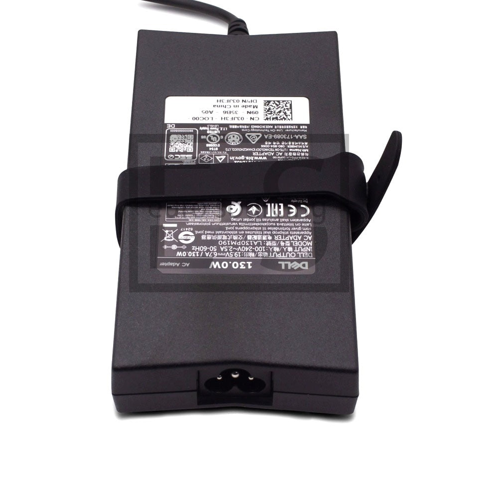 New Genuine Dell Brand 19.5V 6.67A Flat Shape 130W 4.5MM x 3.0MM Adapter Charger