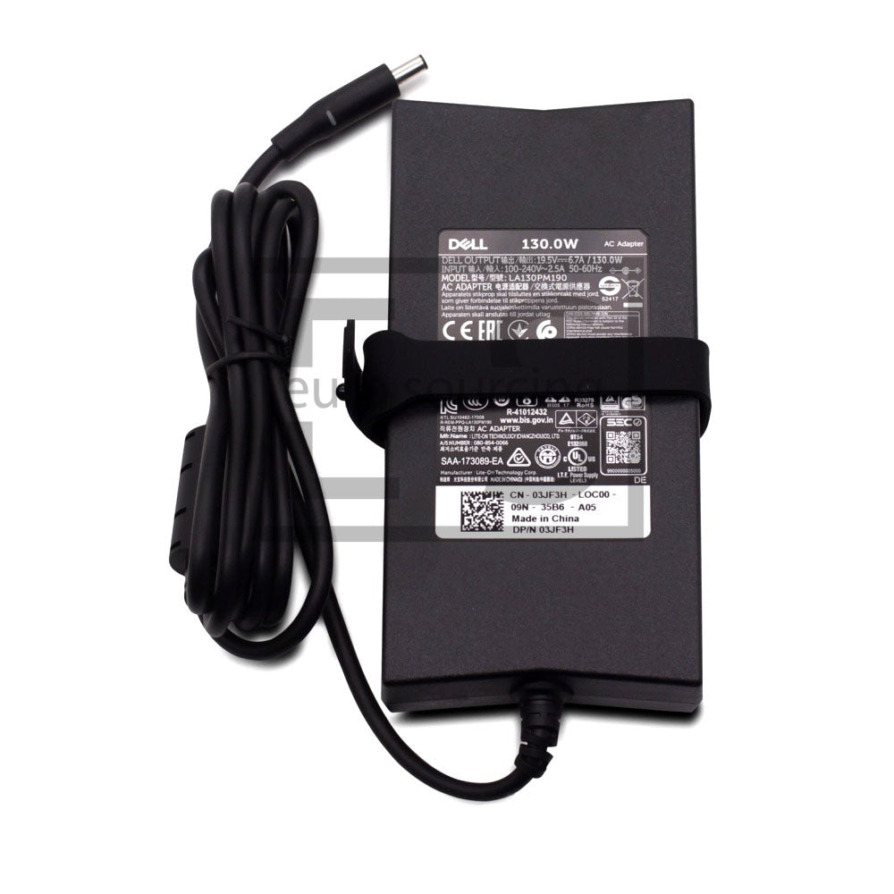 Dell XPS 15 9560 130W 4.5MM x 3.0MM Dell brand Laptop Adapter