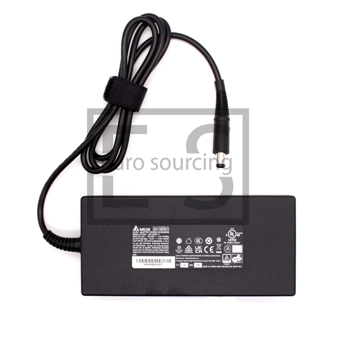 New Delta 240W 20V 12.0A 7.4MM x5.0MM Laptop Notebook Gaming Adapter Power Supply