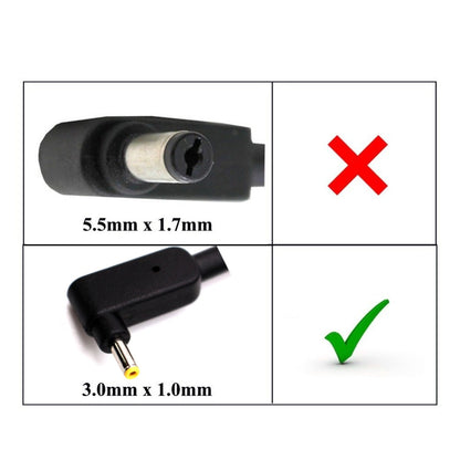 Acer Aspire Spin 14 ASP14-51MTN-59HZ 65W 3.0MM x 1.1MM Delta Compatible Laptop Adapter