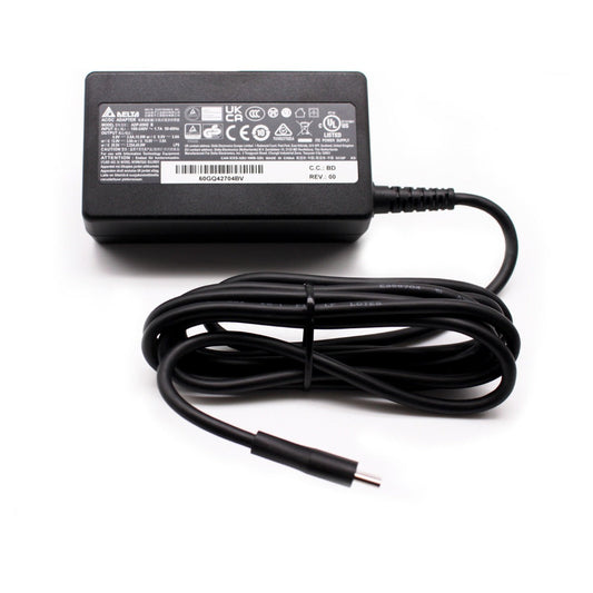 Genuine Delta Brand 65W USB-C Type C AC Adapter Power Supply Charger Compatible With HP SPECTRE 13-V070NW