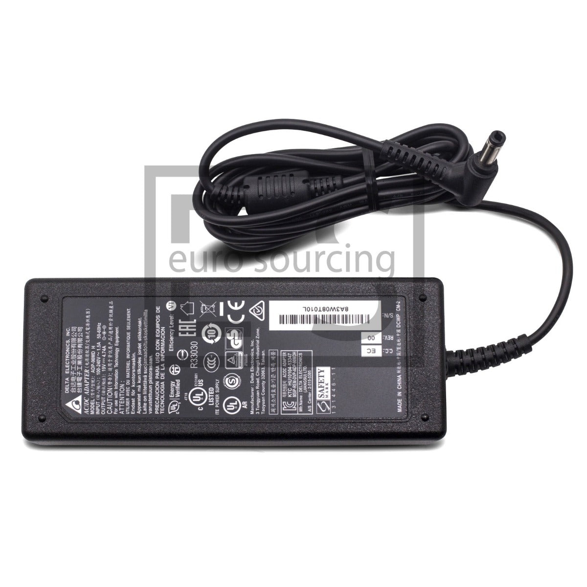 Genuine Delta Adapter 19V 4.74A 90W Power Supply Laptop Charger 5.5MM X 2.5MM Compatible With MSI GX675