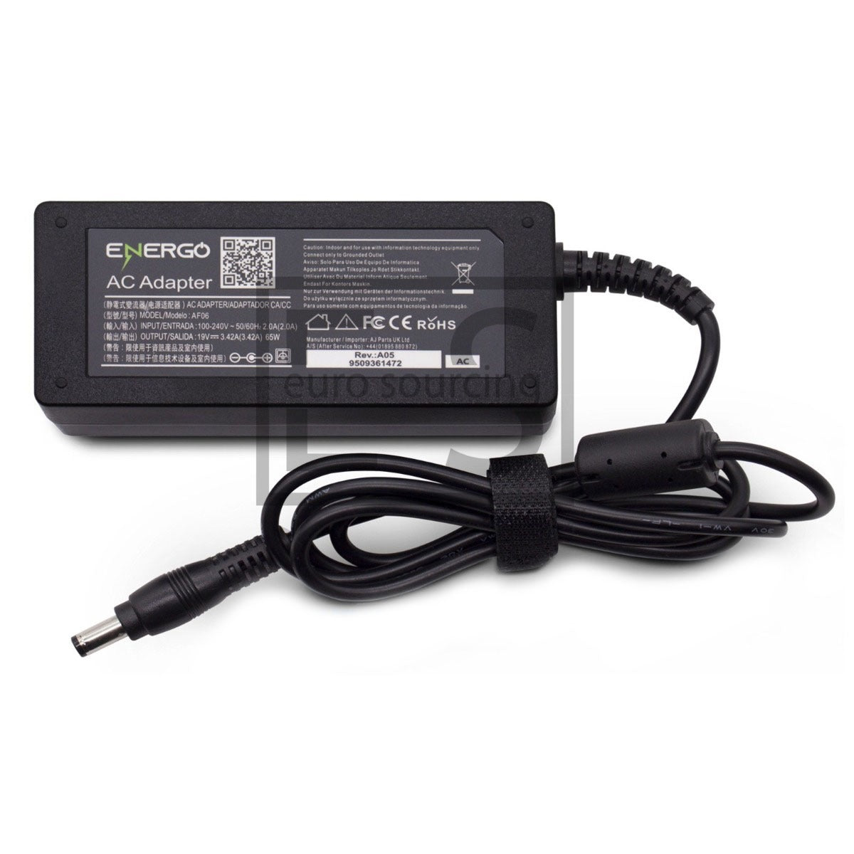 New Replacement Laptop AC Adapter For 65W 19V 3.42A 2.5mm Compatible With Toshiba SATELLITE PRO C850-1K3