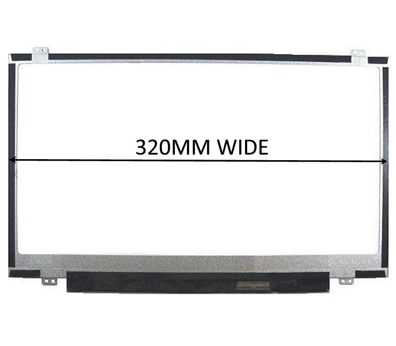 New Replacement 14.0" WXGA++ Matte LED Screen TOP BTM BRX 320MM