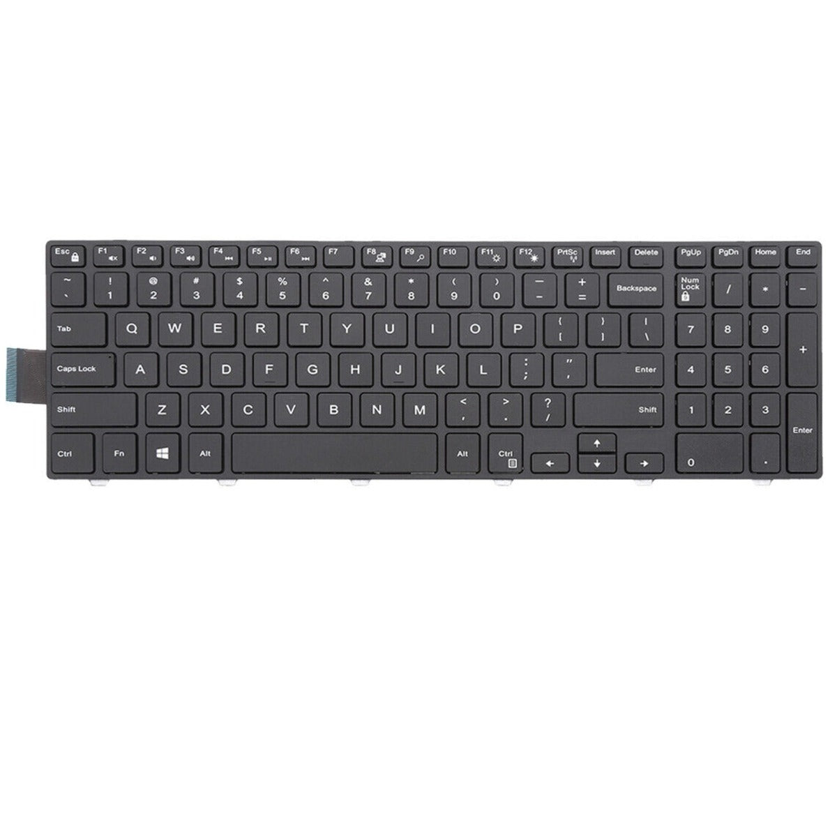 New Replacement For Dell Latitude 3580 3560 3570 3550 US Non-Backlit Laptop Keyboard Black